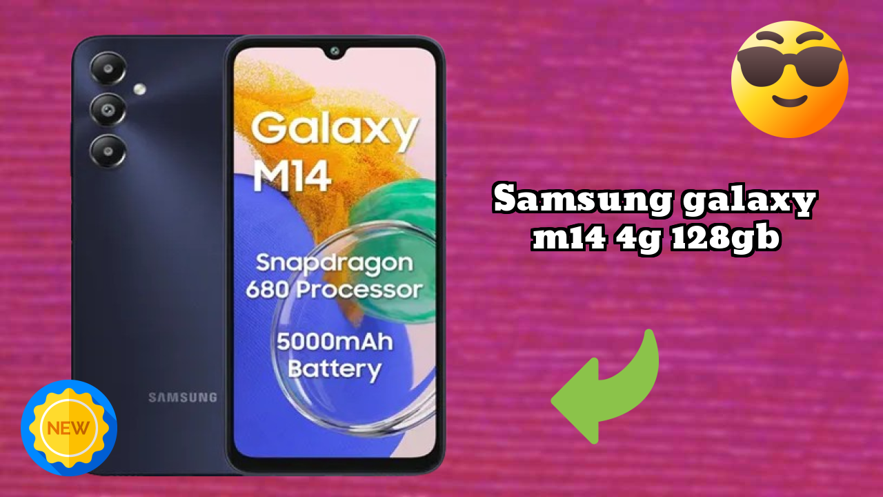 Samsung Galaxy M14 4G 128GB Display Size: 6.7 Inches (17.02 Cm) Screen Test
