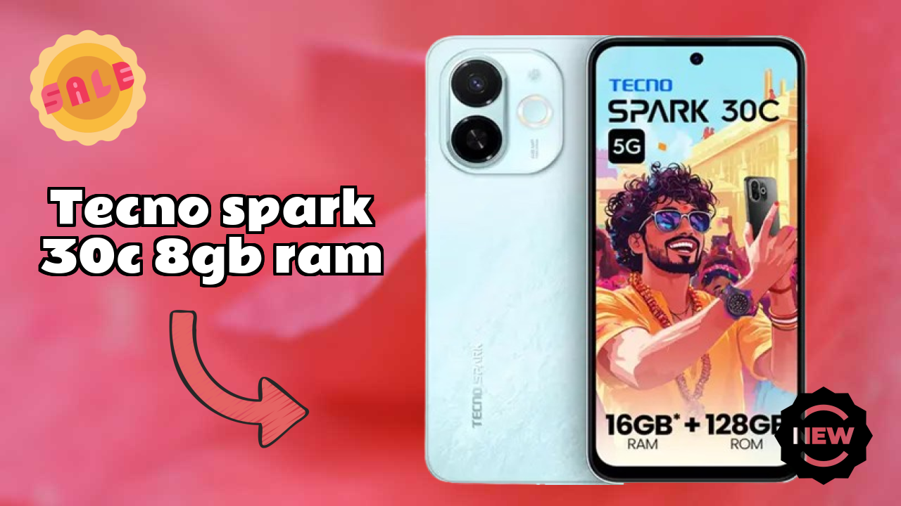 Tecno Spark 30C 8GB RAM Display Size: 6.67 Inches (16.94 Cm) Screen Review